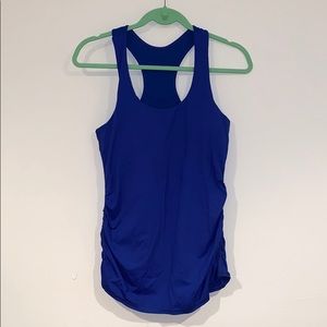 VM/MA Purple Padded Racerback Workout Top
